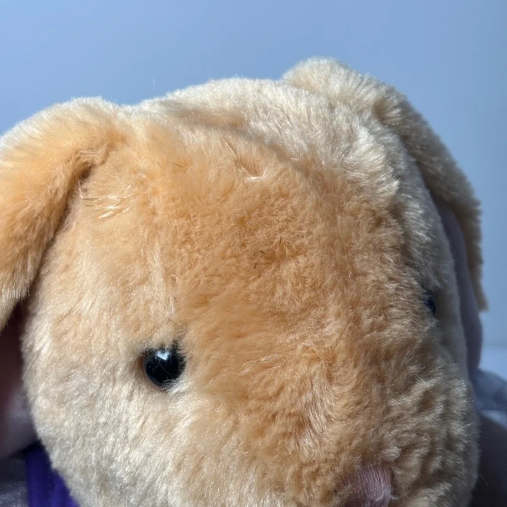 Build-A-Bear Workshop Bunny Rabbit Plush‎ in Purple Fireworks Dress Outfit Sound